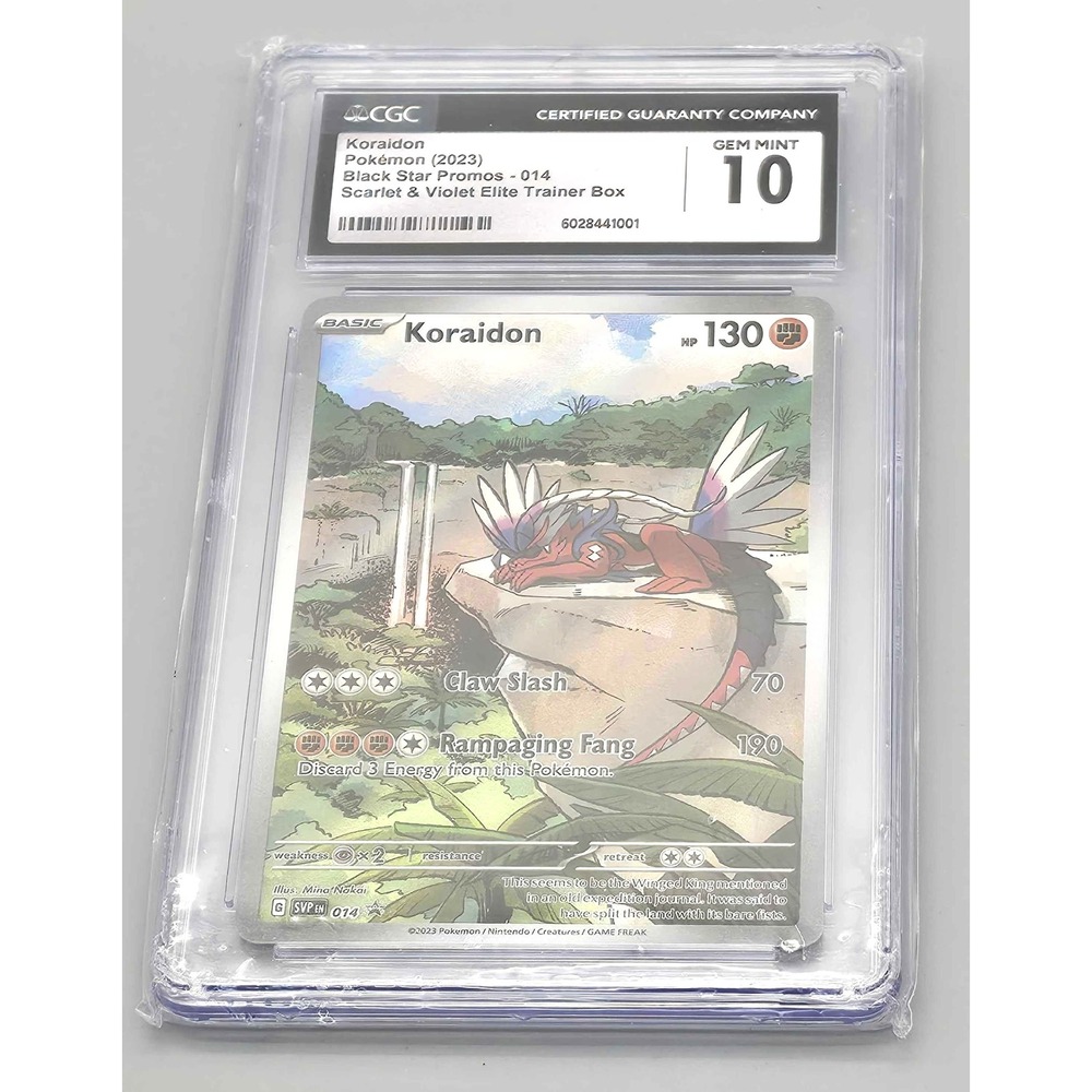 Pokémon Koraidon Black Star Promo 14 Scarlet & Violet E.T.B. Mint 10 (GNP020074)